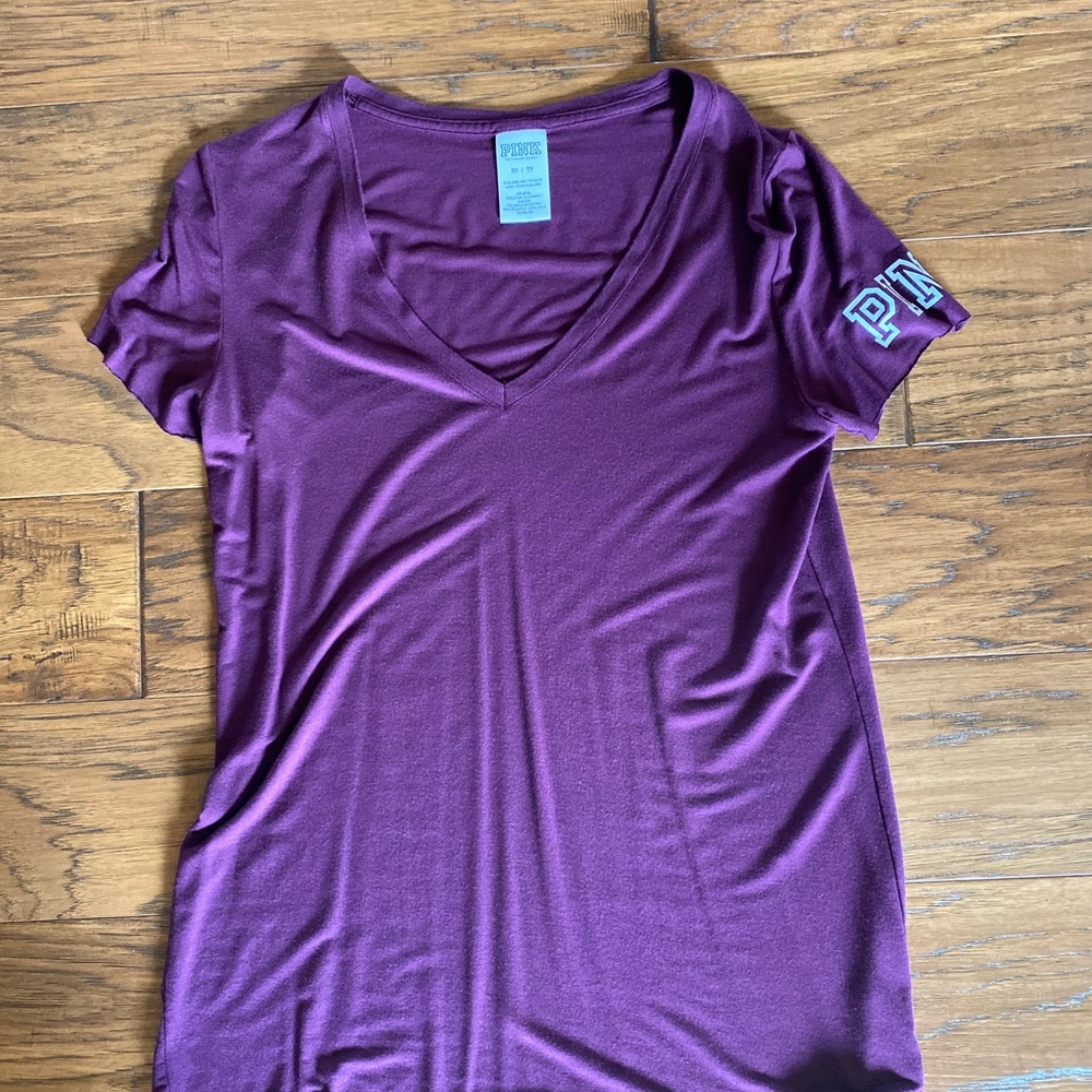 Pink Victoria’s Secret tee